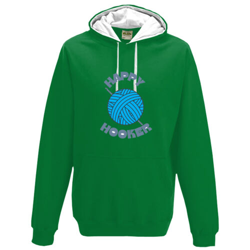 happy hooker varsity hoodie Thumbnail